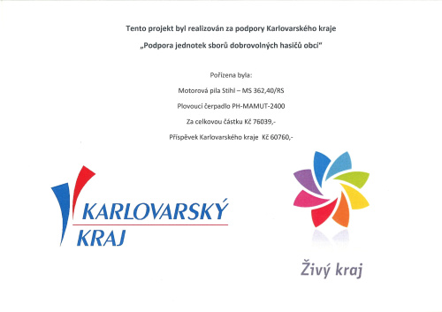 Podpora jednotek sborů dobrovolných hasičů obcí Podpora jednotek sborů dobrovolných hasičů obcí