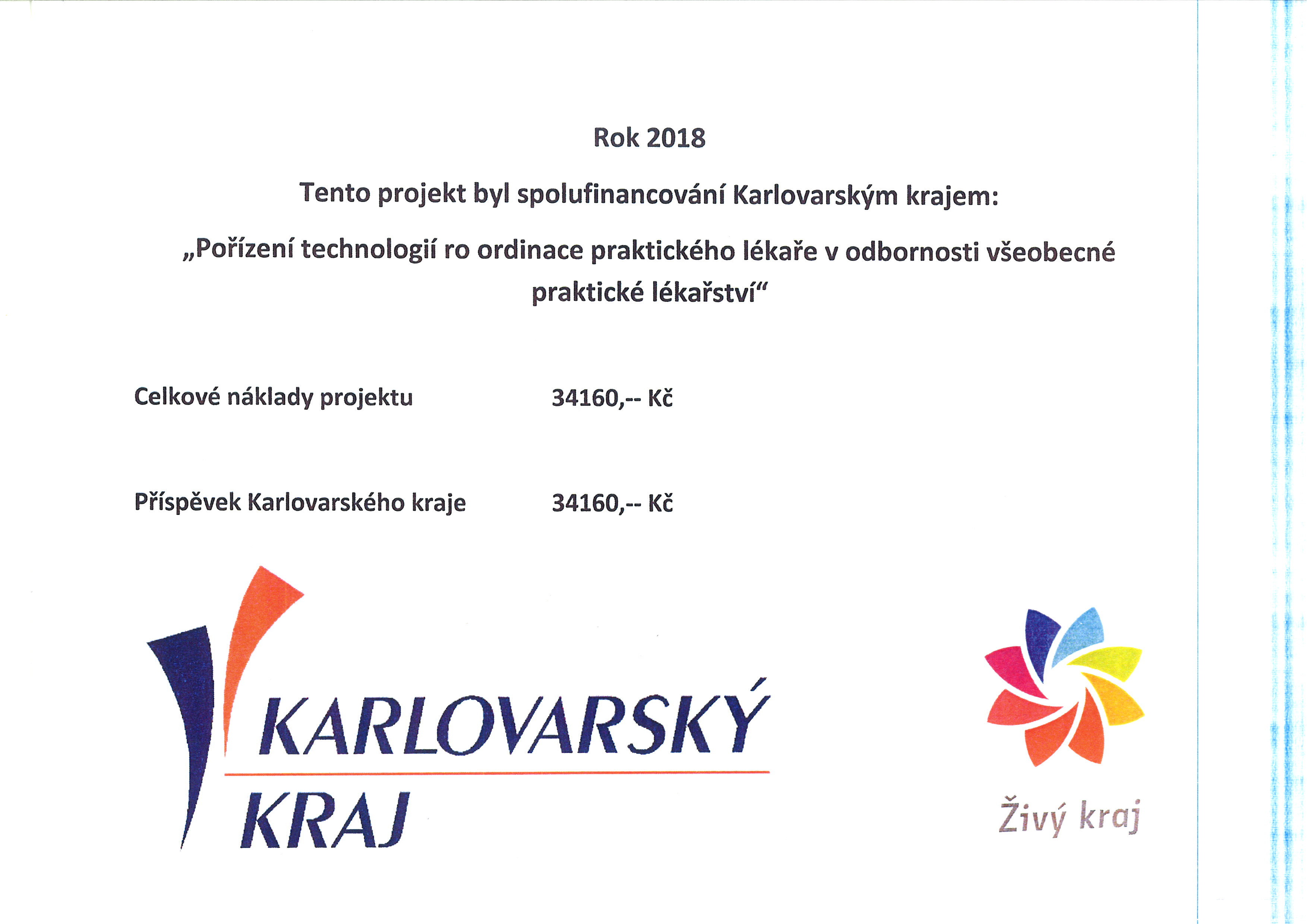 Projekty a akce realizované s podporou Karlovarského kraje